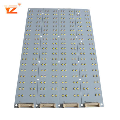 White Silkscreen 220v PCB Printed Circuit Board Assembly 5730 LED Chips