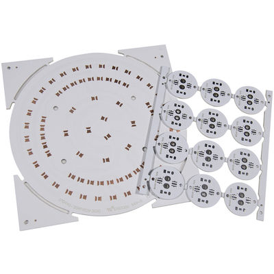 LED Panel Light HASL Lead Free Dob Aluminum PCB 18w Custom PCBA