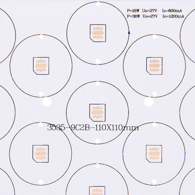 OEM ODM DIY Double Sided PCB 5W Aluminium PCB Circuit Board