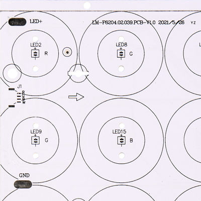 SMD LED Lighting Double Layer PCB Board Min Line Width 0.1mm