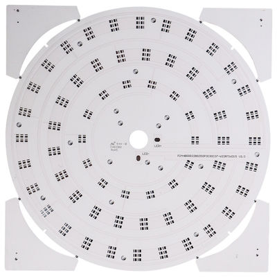 Ultra Thin 1.3mm LED Aluminum PCB Single Sided Aluminum Base
