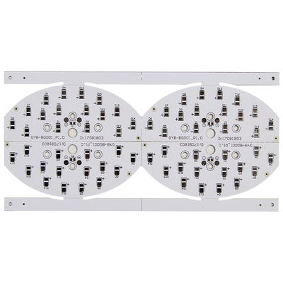 Vehicle Light Thick 2.0mm Single Sided PCBs Round LED Circuit Board