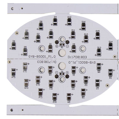 Vehicle Light Thick 2.0mm Single Sided PCBs Round LED Circuit Board